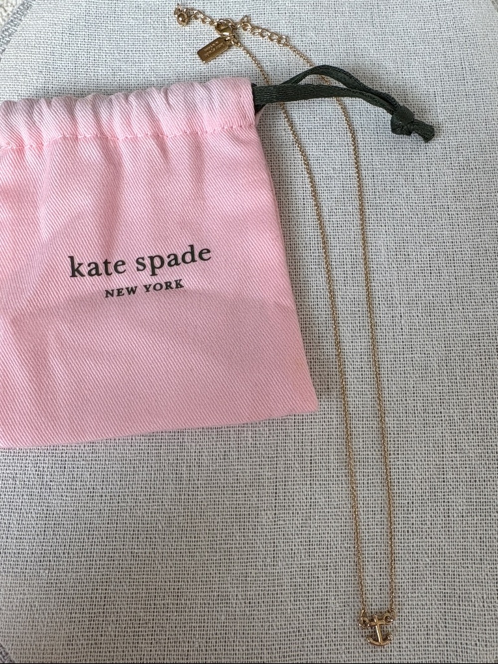 Kate Spade Gold Anchor Necklace